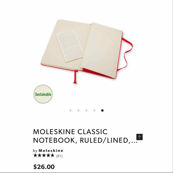 Moleskin Notebook NWT- still sealed in plastic - Picture 9 of 9